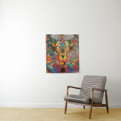 横線の天使 タペストリー (インサイチュ)