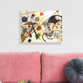 横線 キャンバスプリント (インサイチュ (リビング))