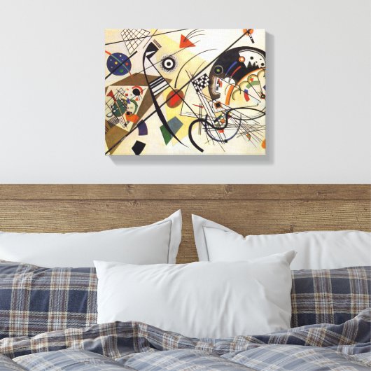 横線 キャンバスプリント (インサイチュ (寝室))