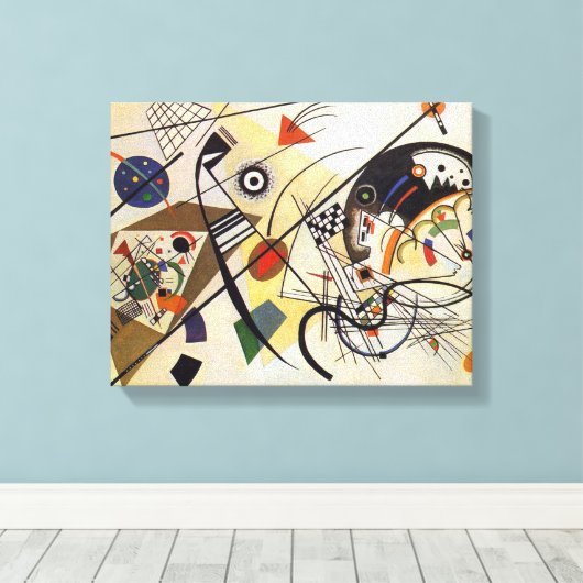 横線 キャンバスプリント (インサイチュ (ウッドフロア))