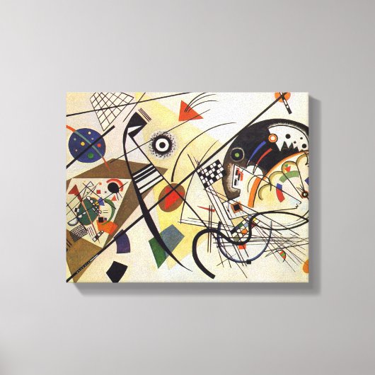 横線 キャンバスプリント (正面)