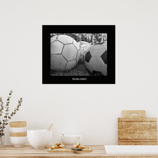 横線 ポスター (キッチン)