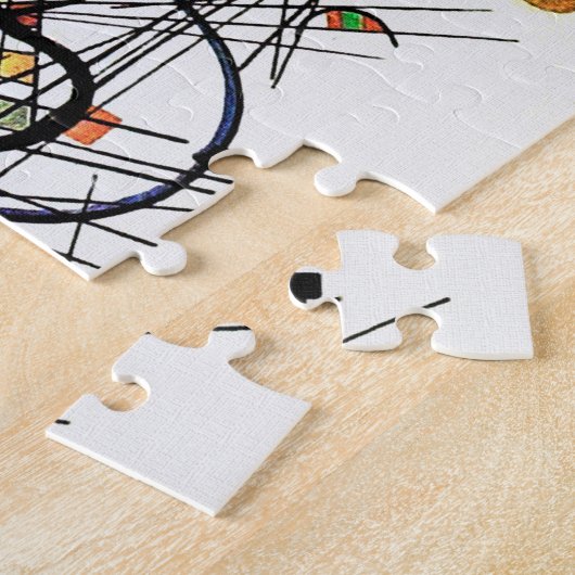 横線 – Kandinsky ジグソーパズル (側面)