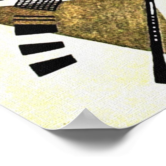 横線 – Kandinsky ポスター (角)