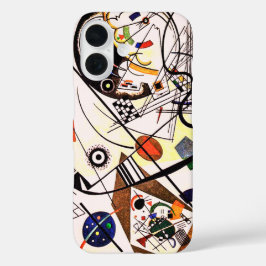 横線 – Kandinsky モダン Geometric Art iPhone 16ケース