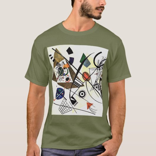 横線 – Kandinsky Tシャツ (正面)
