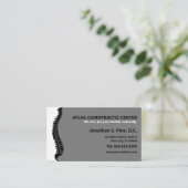 横脊椎カイロプラクター多重アポイントメント 予約カード (スタンド正面)