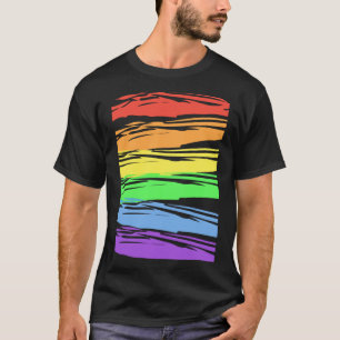 横虹ゲイプライドストライプ Tシャツ