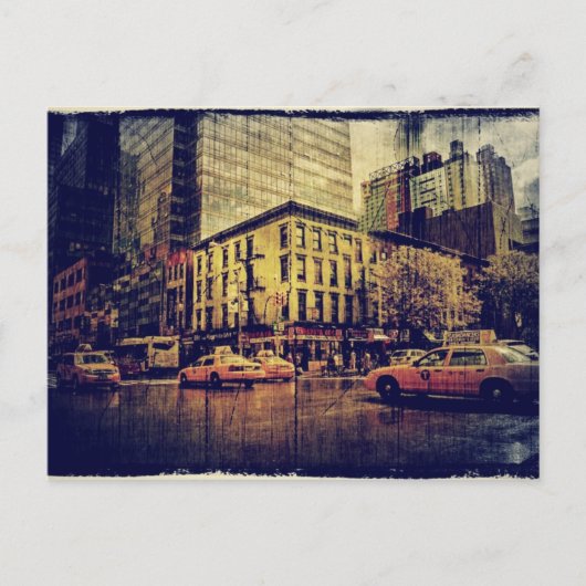 横行する交通 ポストカード (正面)