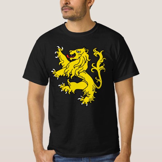 横行する~ライオン Tシャツ (正面)