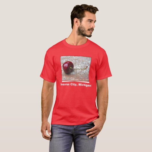 横都市さくらんぼのワイシャツ Tシャツ (正面フル)