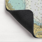 横都市港の図表のマウスパッド マウスパッド (コーナー)