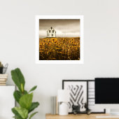 横長写真ポスター/プリント24x24 ポスター (ホームオフィス)