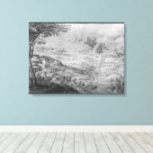 横長 キャンバスプリント (インサイチュ (ウッドフロア))