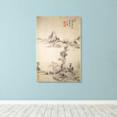 横長 キャンバスプリント (インサイチュ (ウッドフロア))