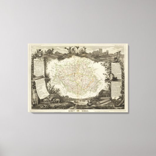 横長 キャンバスプリント (正面)