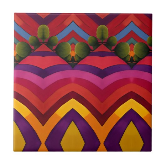 横長 タイル (正面)