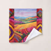 横長 バスタオルセット (ウォッシュタオル)