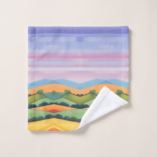 横長 バスタオルセット (ウォッシュタオル)