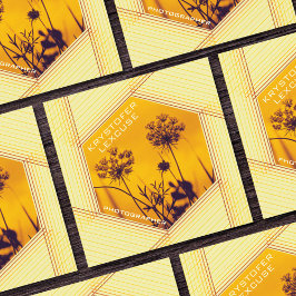 横隔膜六角形カスタマイズ可能な写真撮影機 スクエア名刺