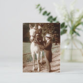 横鞍のカップル ポストカード (スタンド正面)