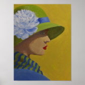 横顔の婦人 ポスター (正面)