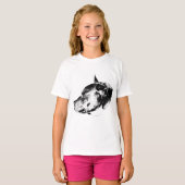 横顔プライド Tシャツ (正面フル)