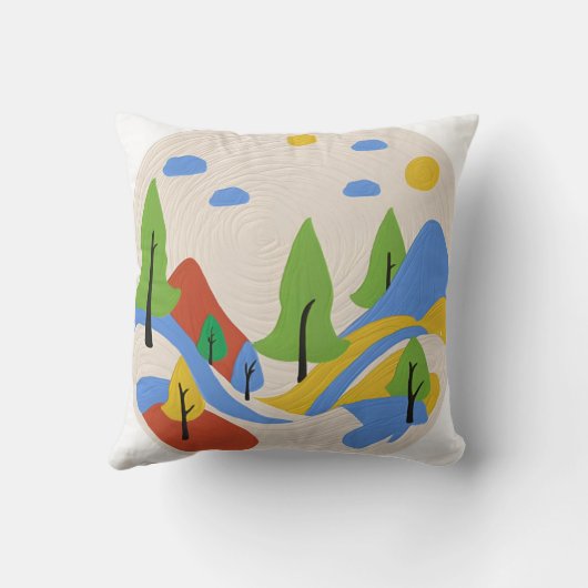 横鮮やか方枕 クッション (裏面)