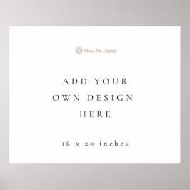 横20x16インチポスター記号 ポスター