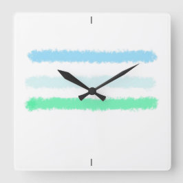 横(抽象芸術) スクエア壁時計