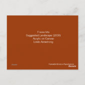 横（推奨） ポストカード (裏面)