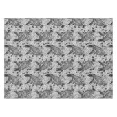 樫の木の中のフクロウ テーブルクロス (正面(横))