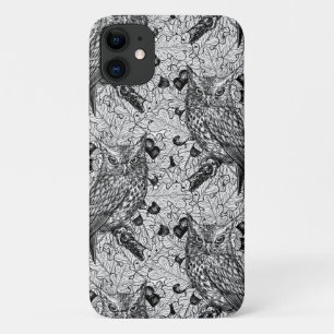 樫の木の中のフクロウ iPhone 11 ケース