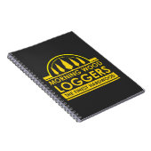 樵のギフト-朝の木製の自動記録器森の住人 ノートブック (右側)