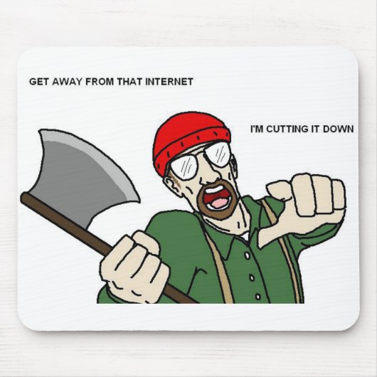 樵のチャンドラーマウスマットは振れます マウスパッド (正面)