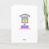 樵のバースデー・カード カード (裏面)