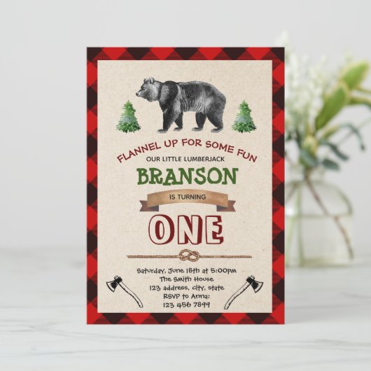 樵の最初誕生日の招待状 招待状 (スタンド正面)