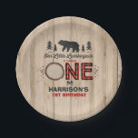 樵の紙皿7"紙皿 ペーパープレート<br><div class="desc">樵の紙皿7" 
すべてのデザインは©ピクセル完全さのパーティー株式会社です</div>