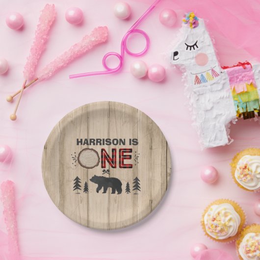 樵の紙皿7"紙皿 ペーパープレート (パーティー)