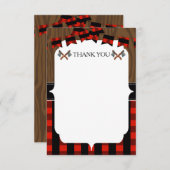 樵の素朴なサンキューカード サンキューカード (正面/裏面)