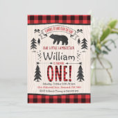 樵の誕生日の招待状の樵のパーティー 招待状 (スタンド正面)