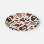 樵パターン ペーパープレート (アングル)