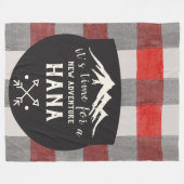 樵 フリースブランケット (正面(横))