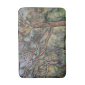 樹と道、ポスト印象派の風景 バスマット (正面縦)