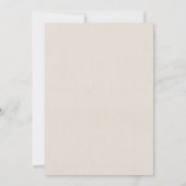 樹の生命 中世の招待状 招待状 (裏面)