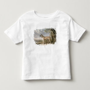 樹木が茂った景色の道のテリア トドラーTシャツ