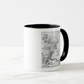樹木が茂った景色 マグカップ (正面右)