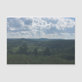 樹木が茂った景色 薄葉紙