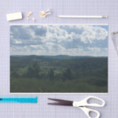 樹木が茂った景色 薄葉紙 (クラフト)