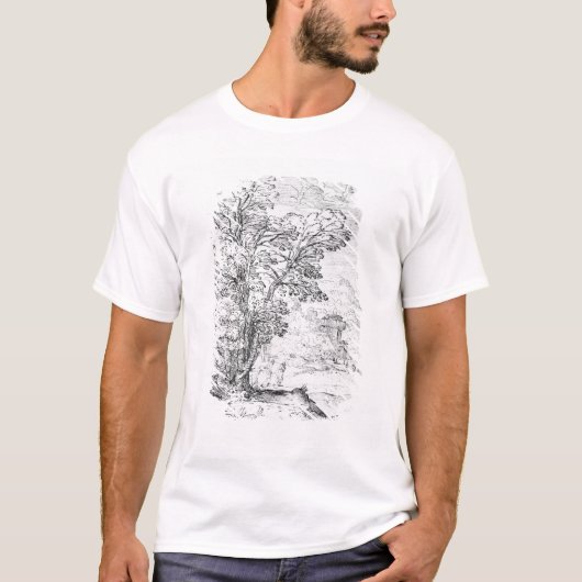 樹木が茂った景色 Tシャツ (正面)